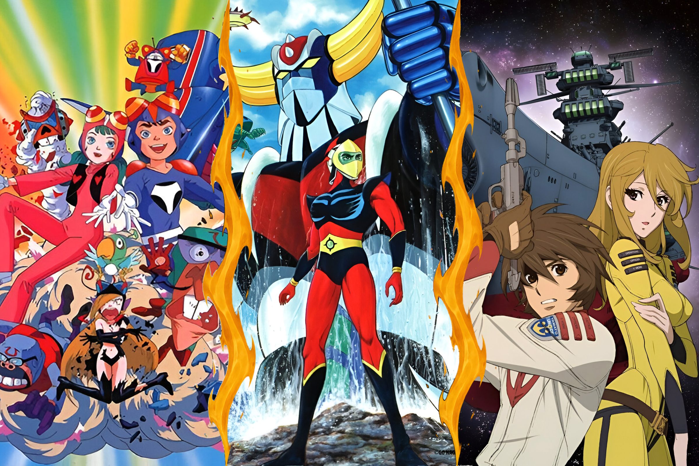 I watched classics like Time Bokan, Mecha series, and sprawling Space Operas.