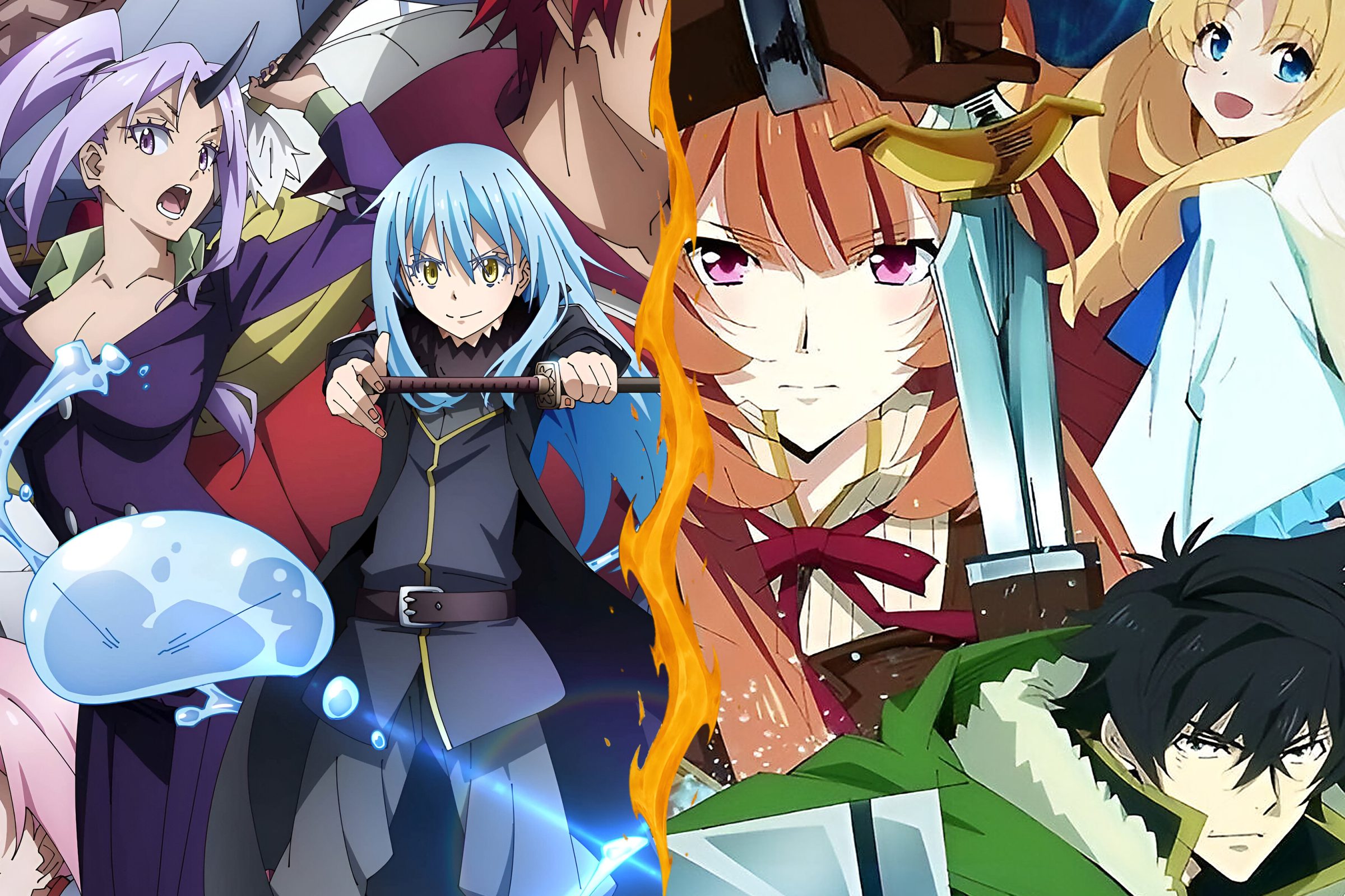 That Time I Got Reincarnated as a Slime (2018) and Rise of the Shield Hero (2019)