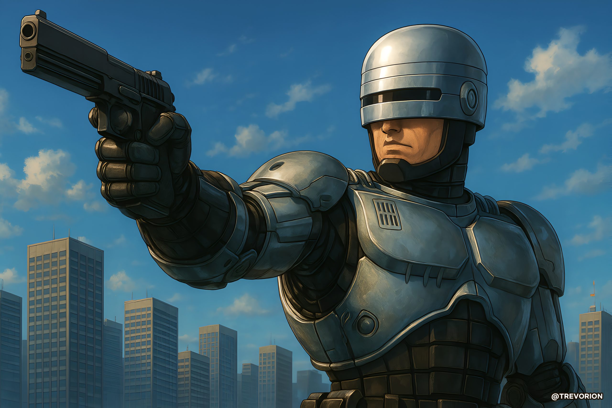 Dead or alive, you're coming with me! 🤖🔫