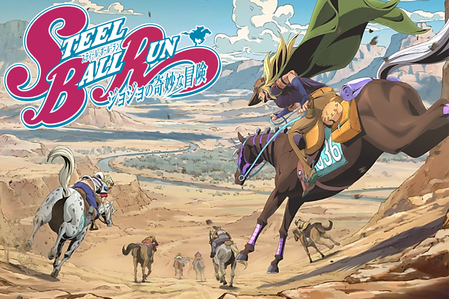 New JoJo's Bizarre Adventure: Steel Ball Run Trailer
