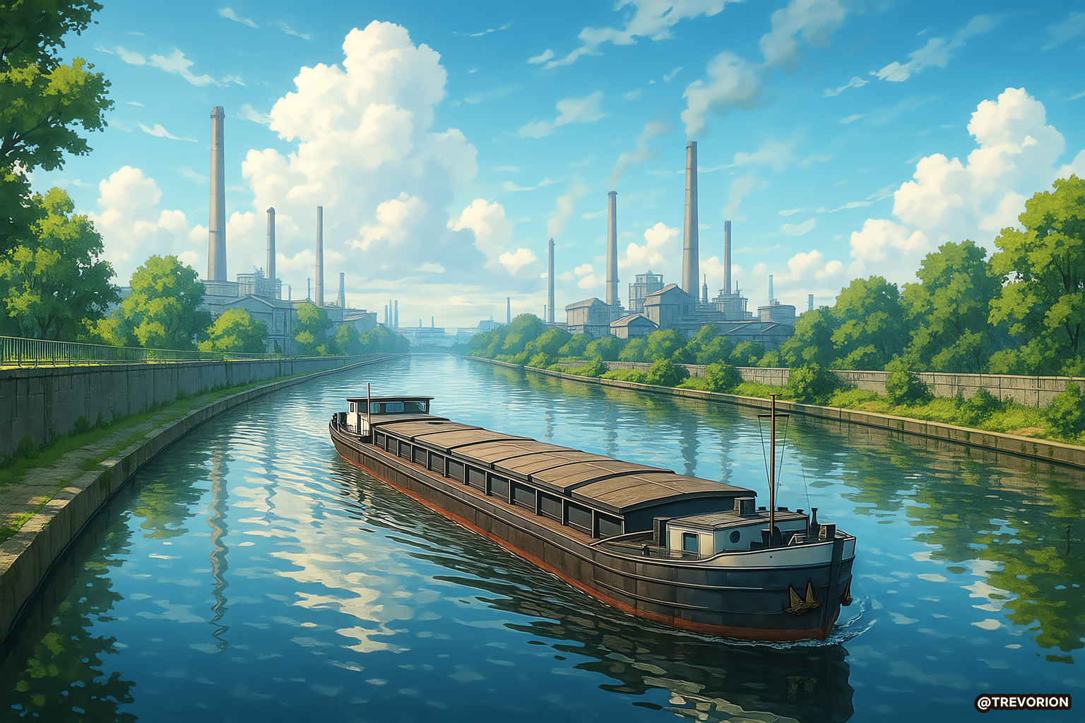257: Industrial Canal 🚢🏭
