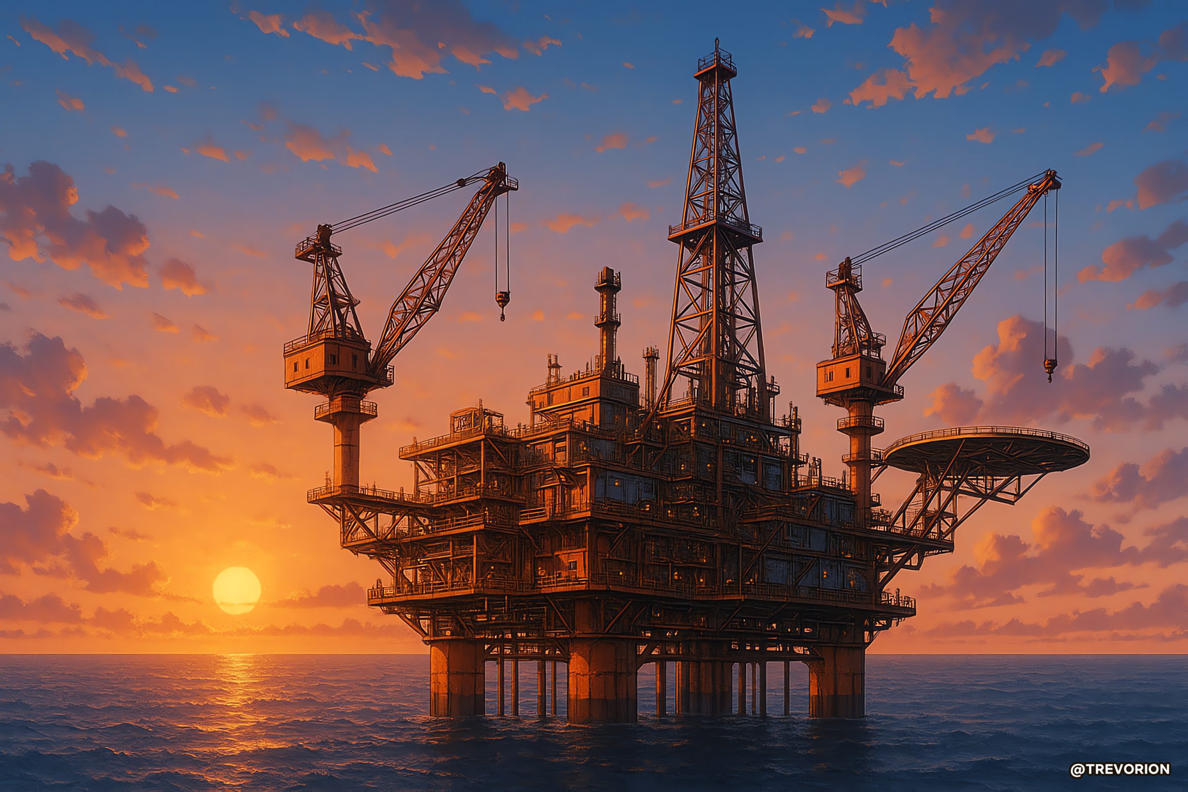Offshore Oil Platform 🏗️🛢️