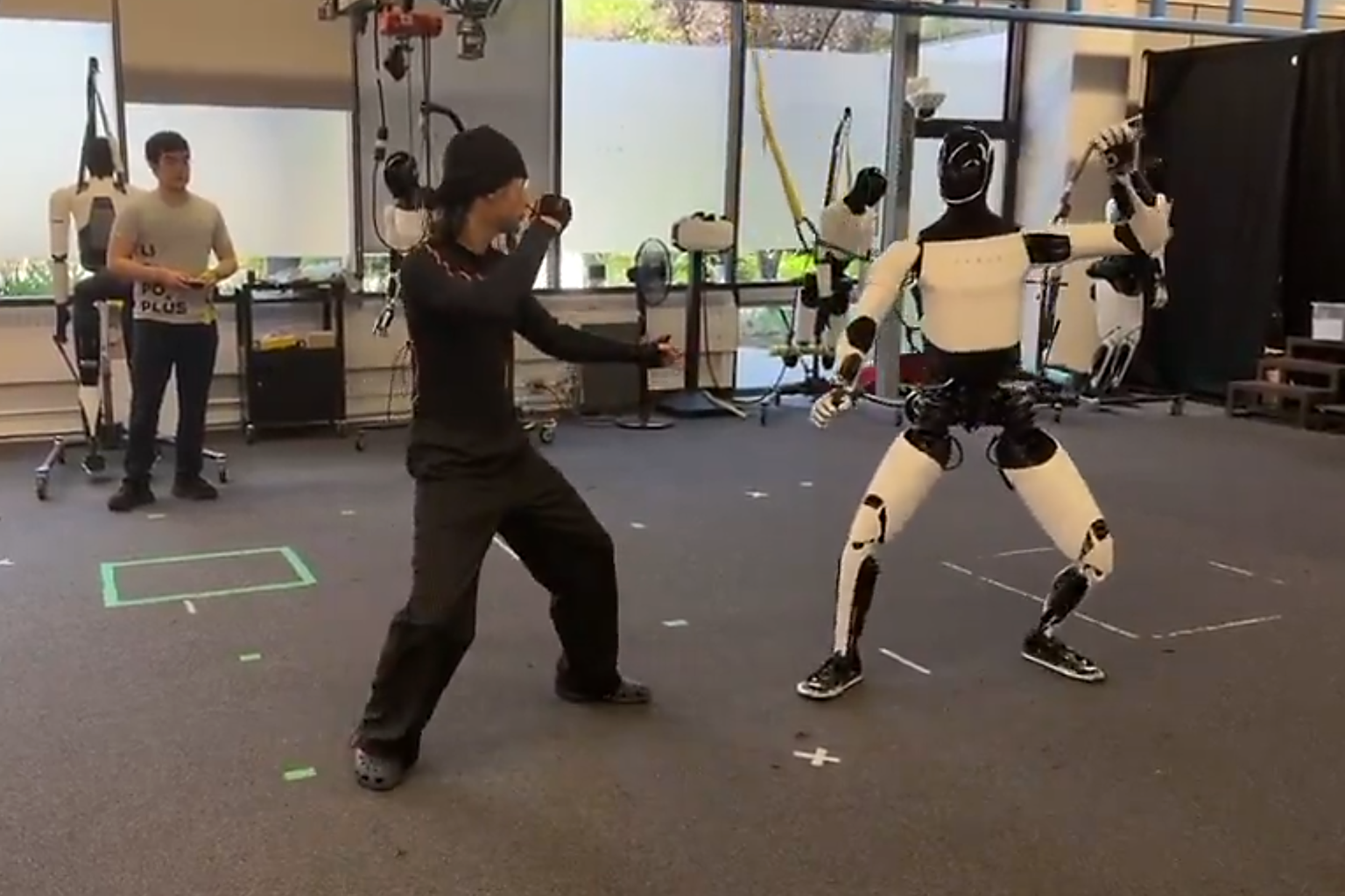 Optimus Humanoid Learns Kung Fu To Test Agility