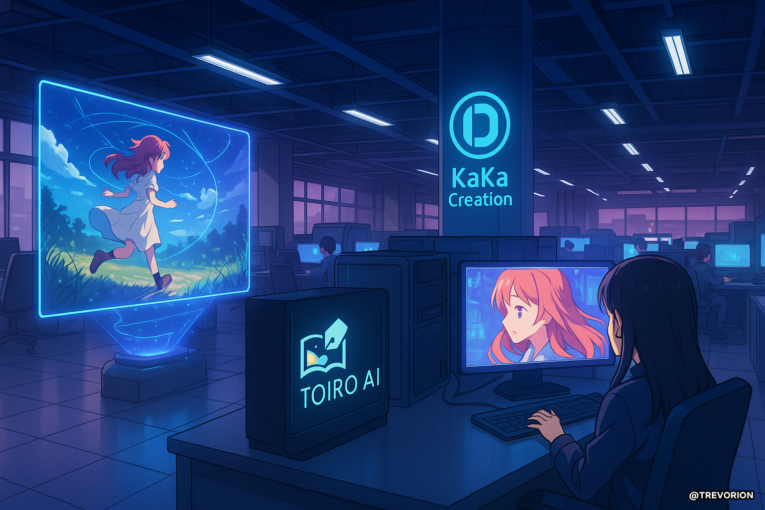 Dentsu Backs AI Anime Startup KaKa Creation
