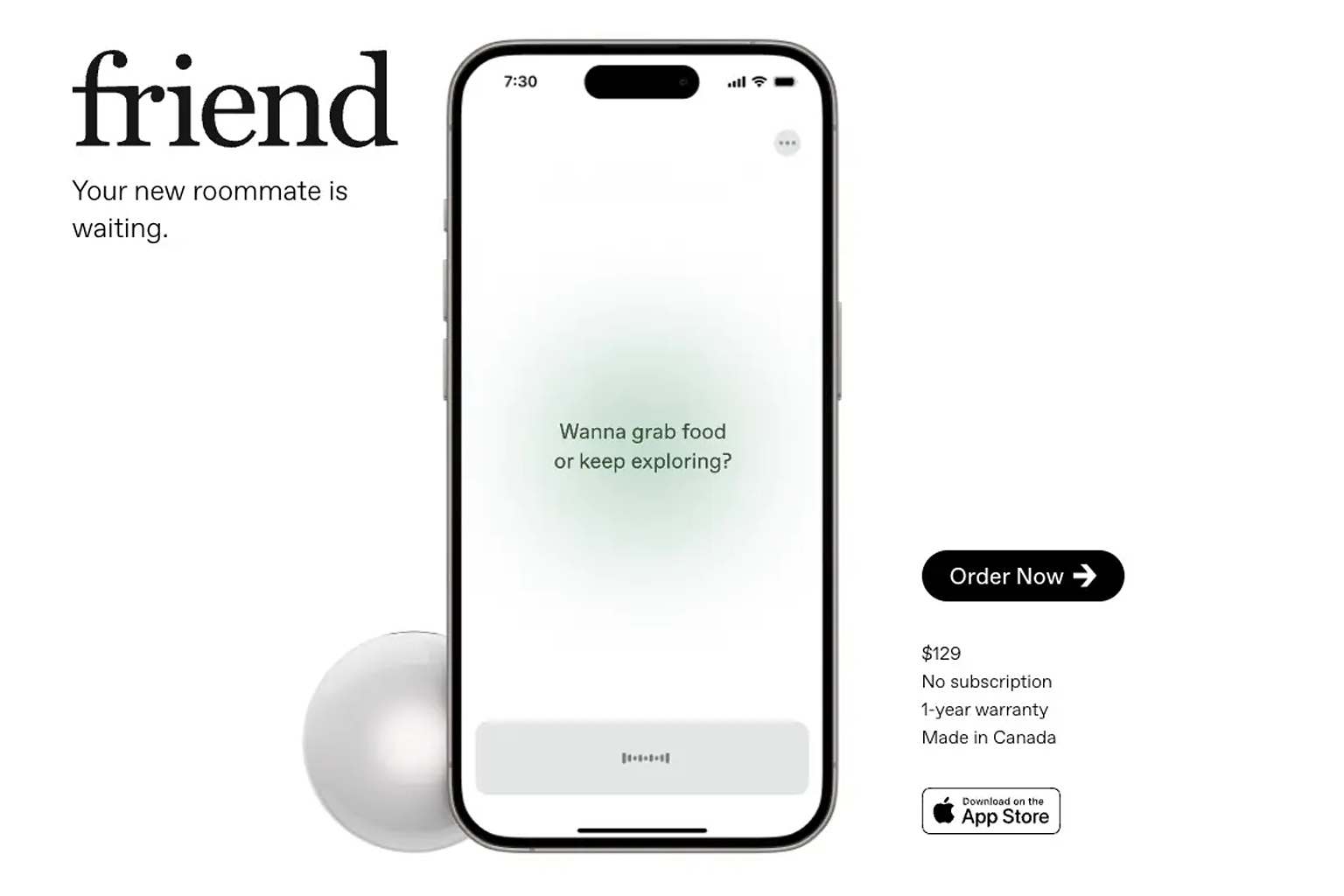 Wearable AI Chatbot Is Boringly Sycophantic