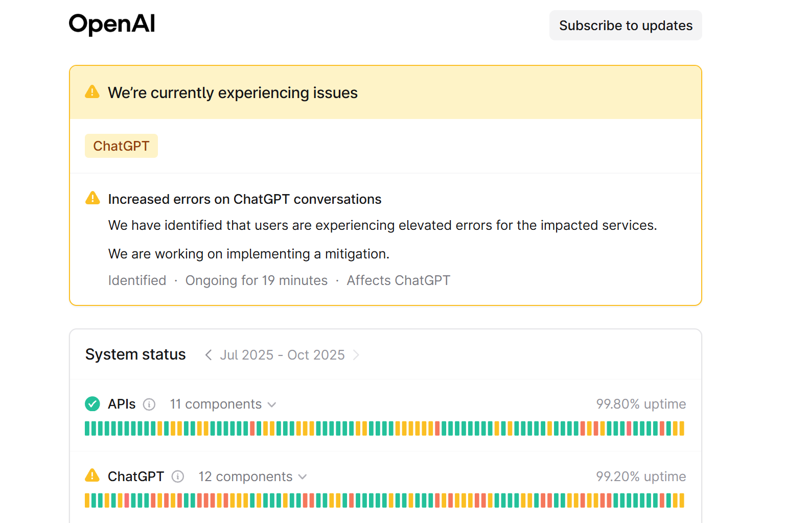 ChatGPT Down: "Too Many Concurrent Requests"