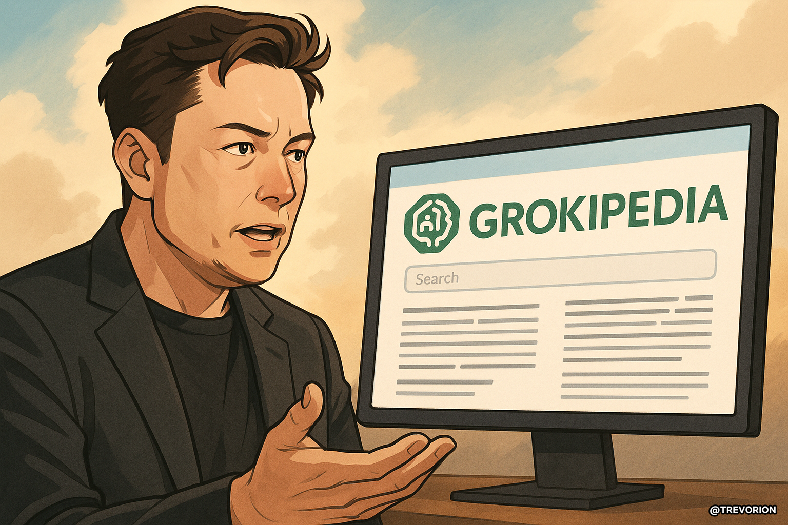 Elon Musk's Grokipedia Takes on Wikipedia with AI