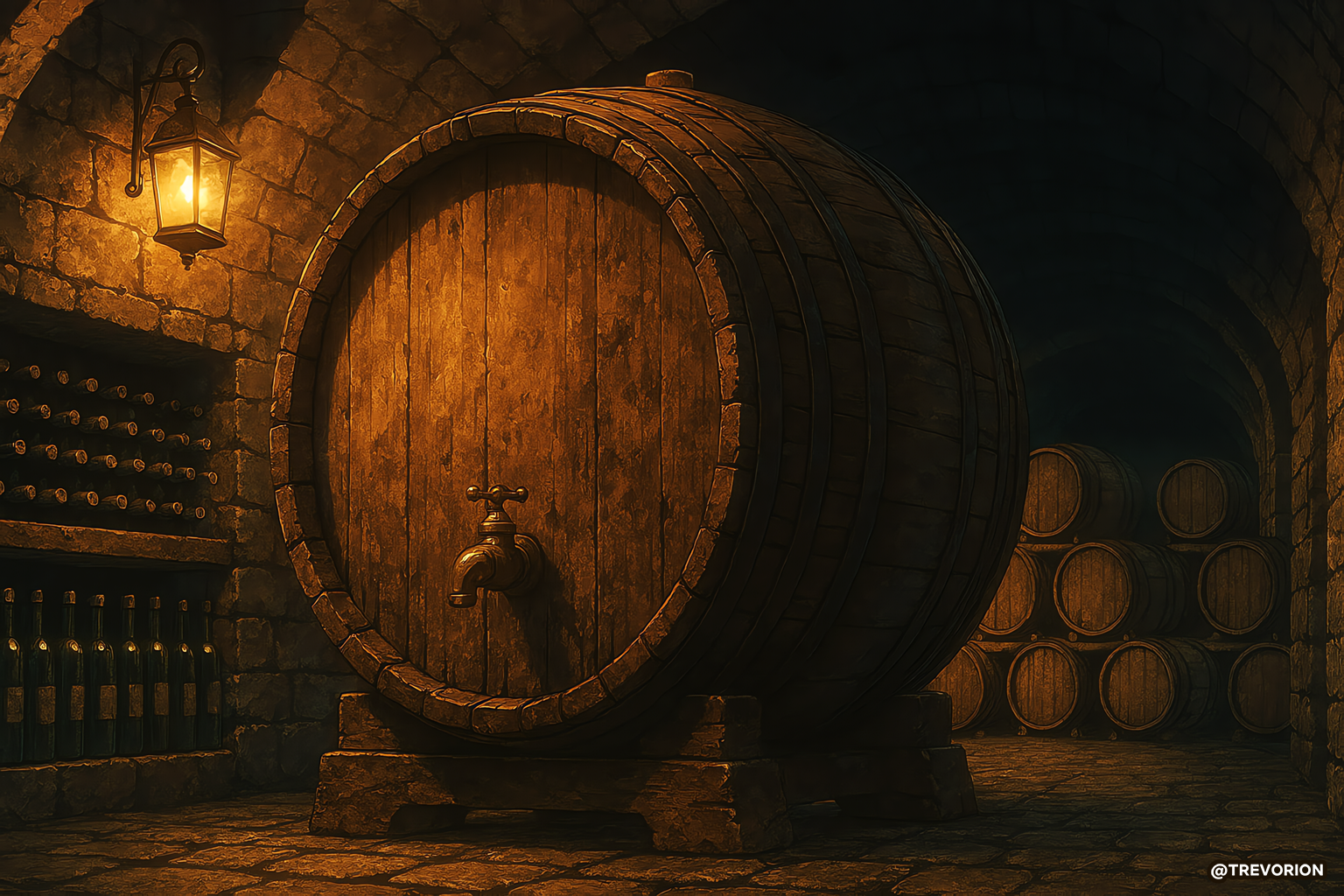 281: Old Wine Barrel 🍇🍷