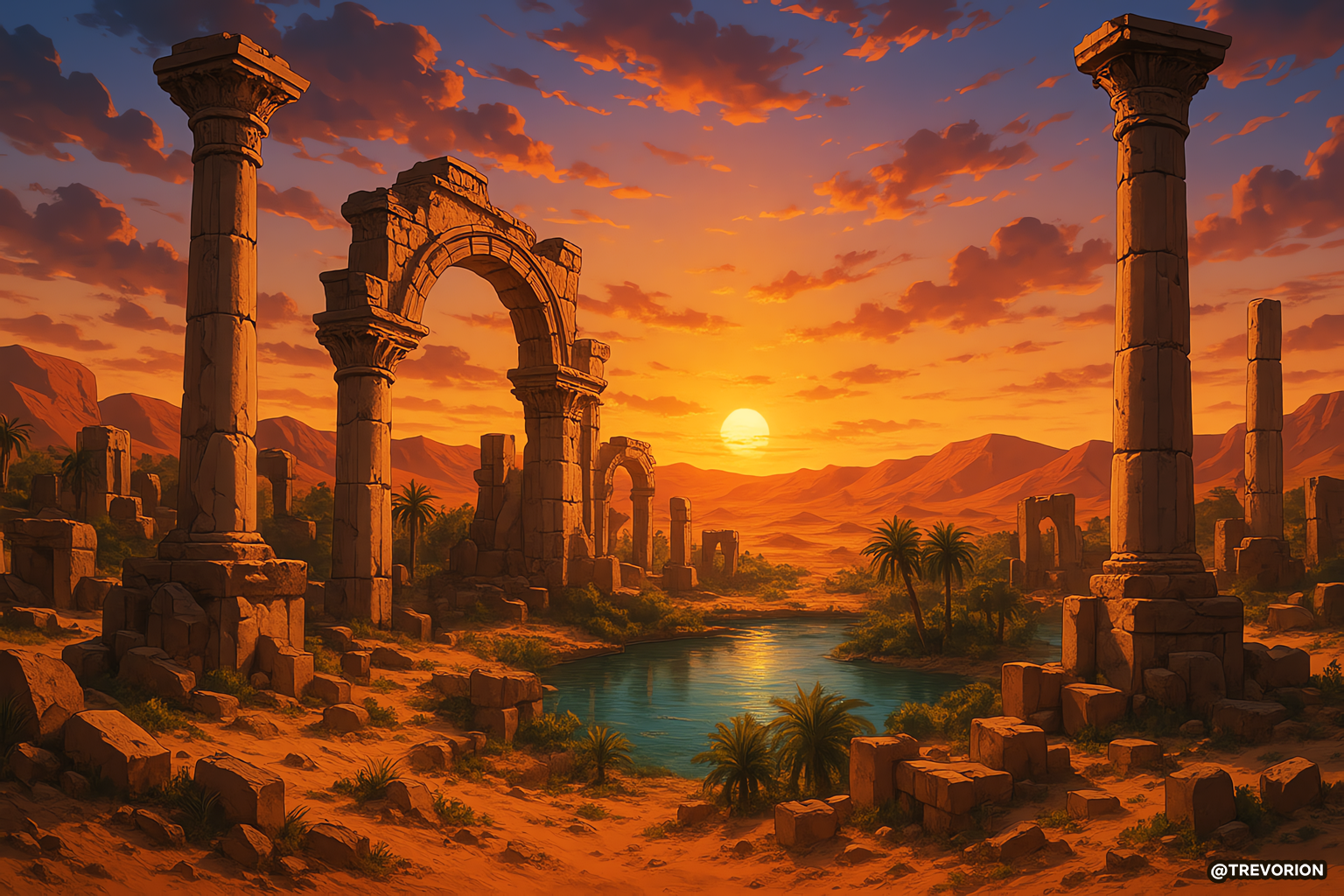 288: Desert Oasis 🌅🏺