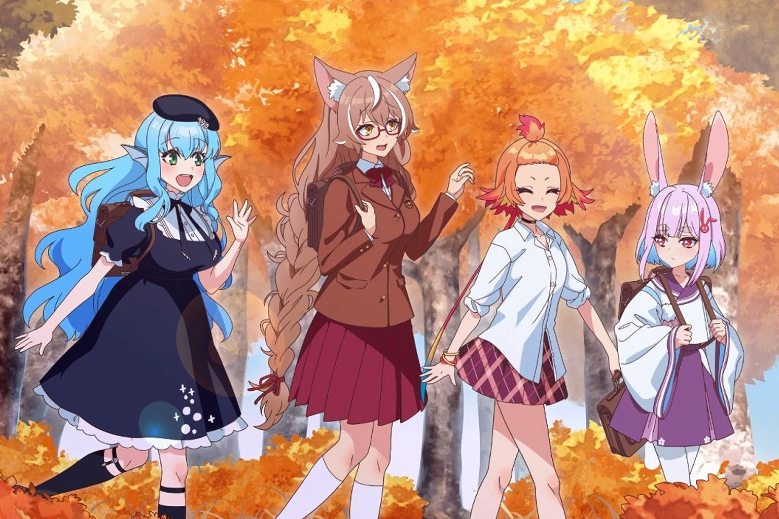 Classroom of Demi-Humans: New Autumn Visual for January 2026 Debut