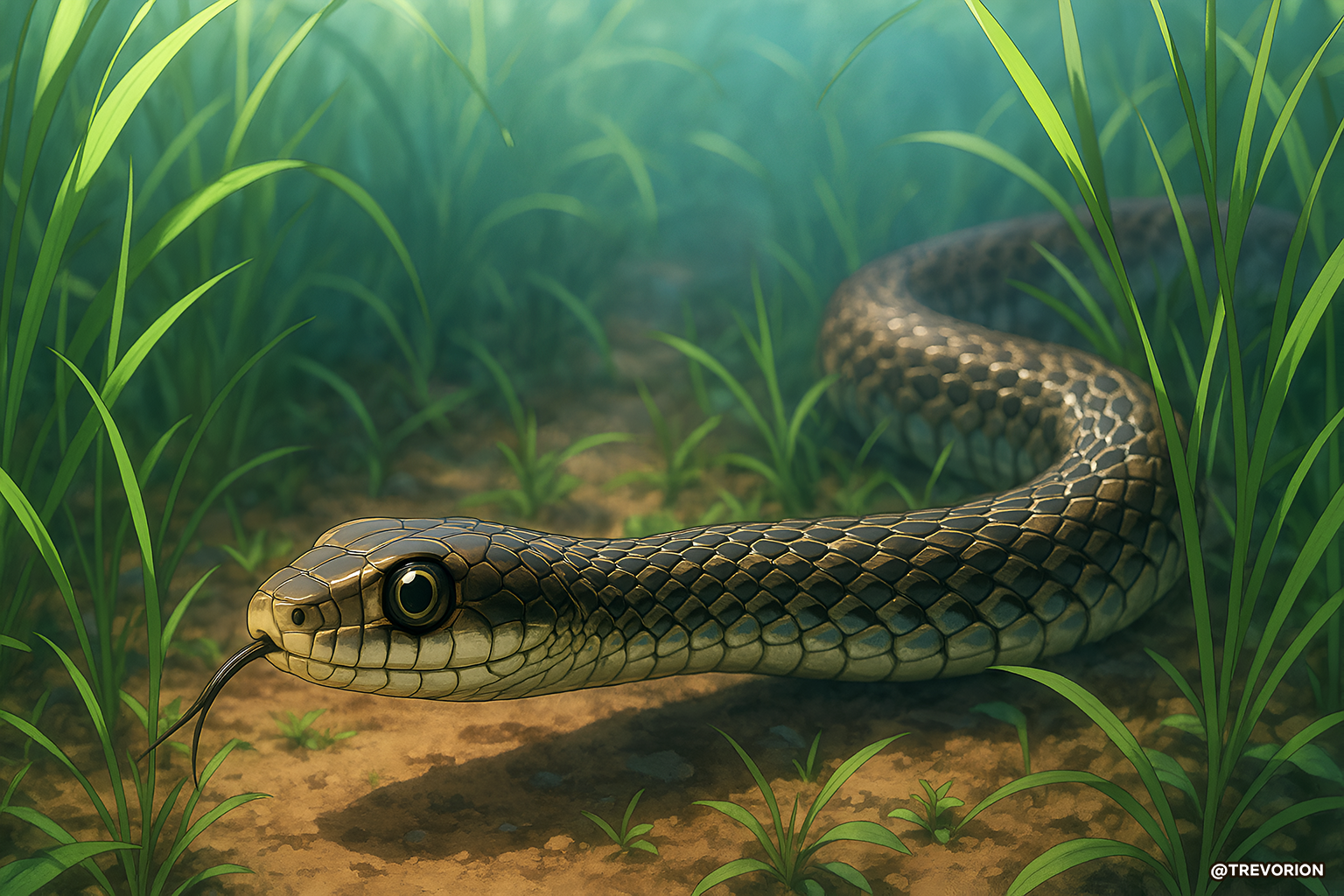 Western Whip Snake 🌿🐍