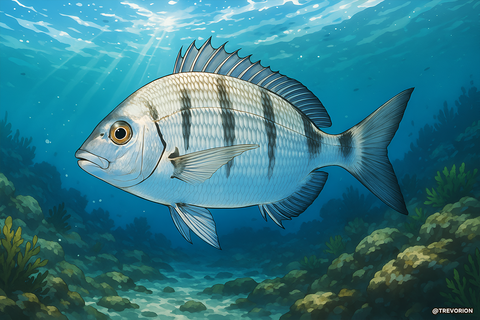 337: White Seabream 🐟🌊