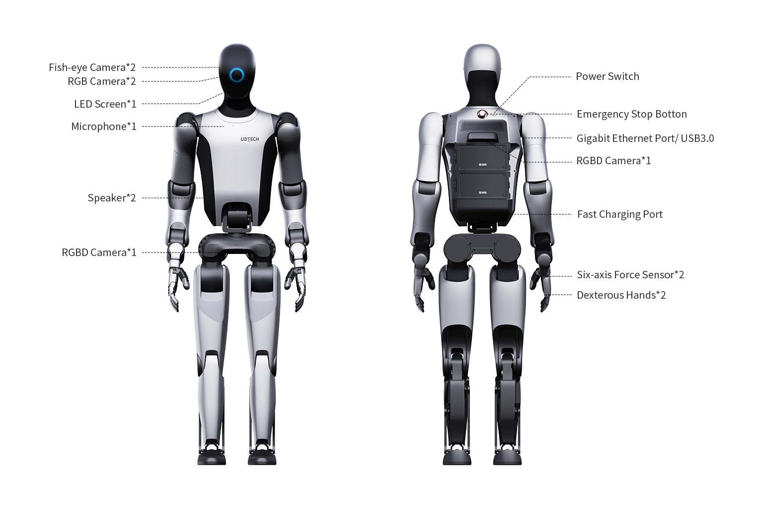 UBTECH Walker S2 Humanoid Robot Impresses With Tennis Rally