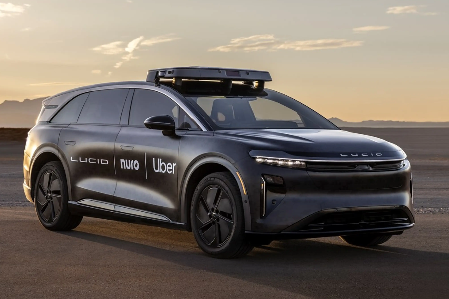 Lucid, Nuro and Uber Reveal Robotaxi at CES and Move Closer to 2026 Launch