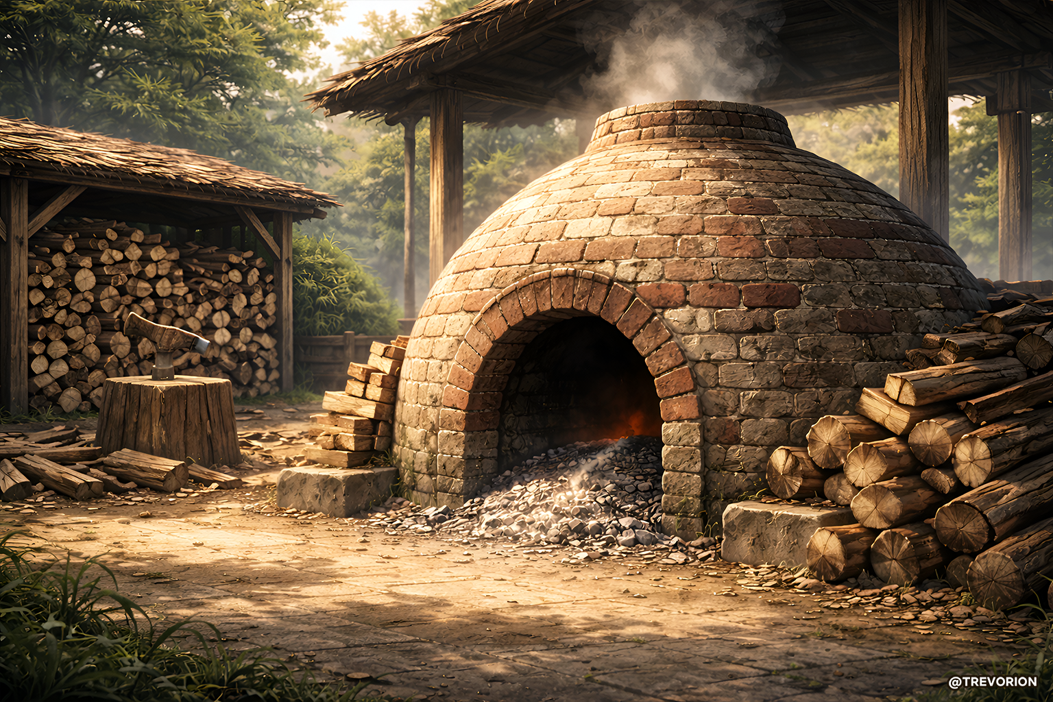 Rural Brick Kiln 🔥🧱