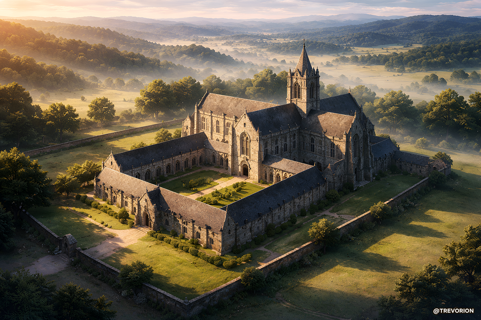 392: Abbey ⛪🌄