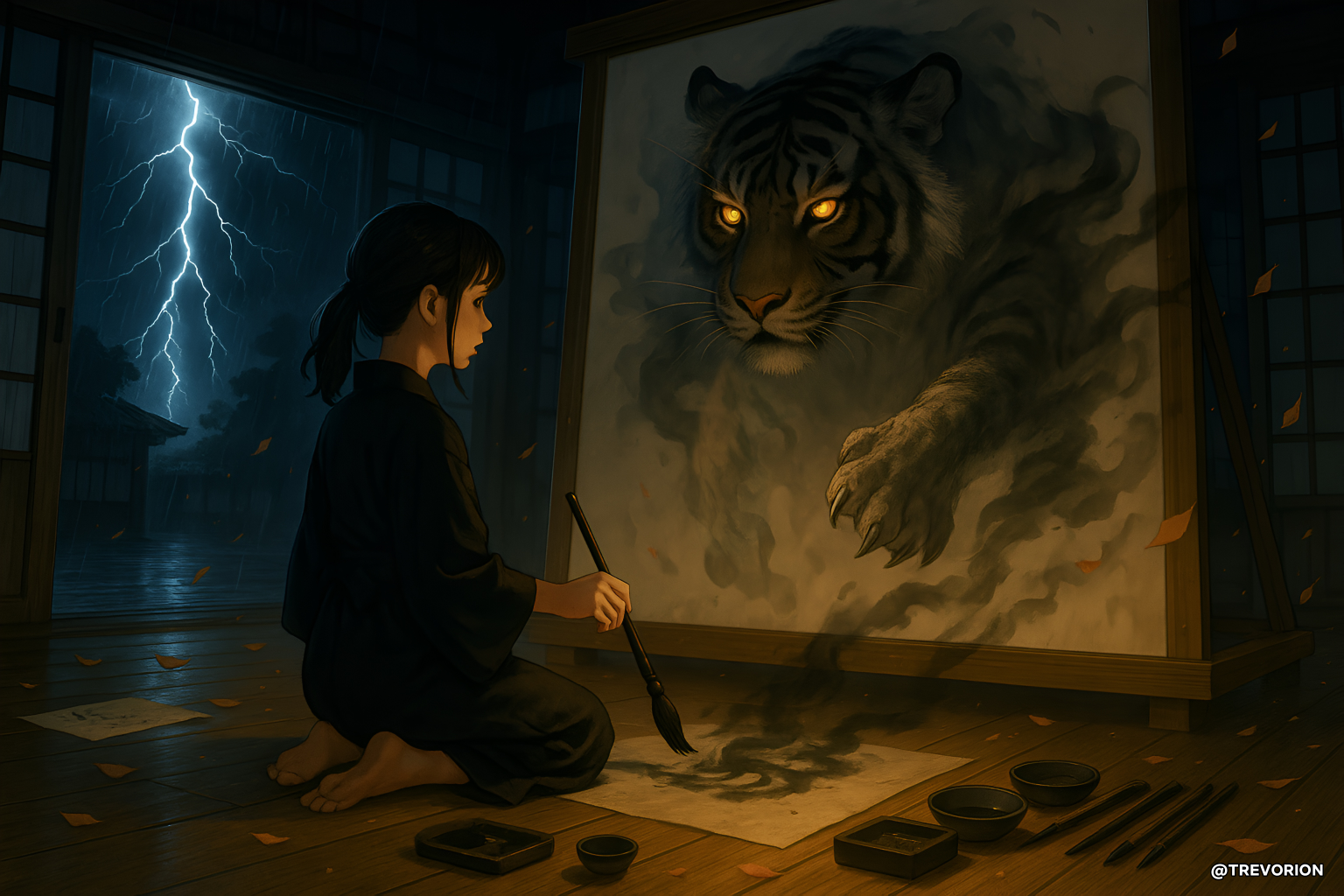 Calligraphy Master 🖌️🐯