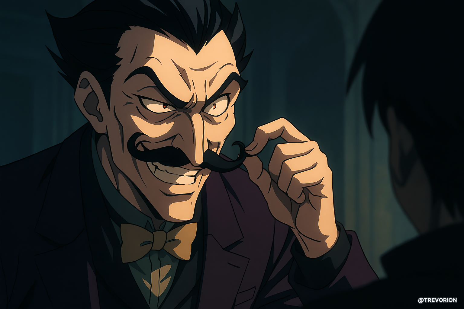 Moustache-Twirling Villain 😈➰