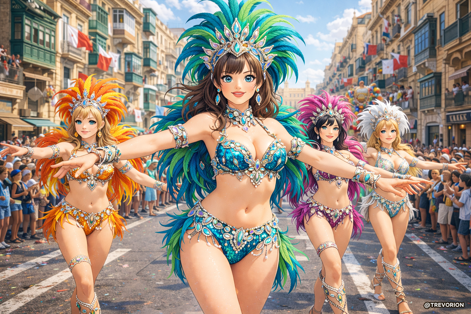 Carnival Dancers 🌈💃