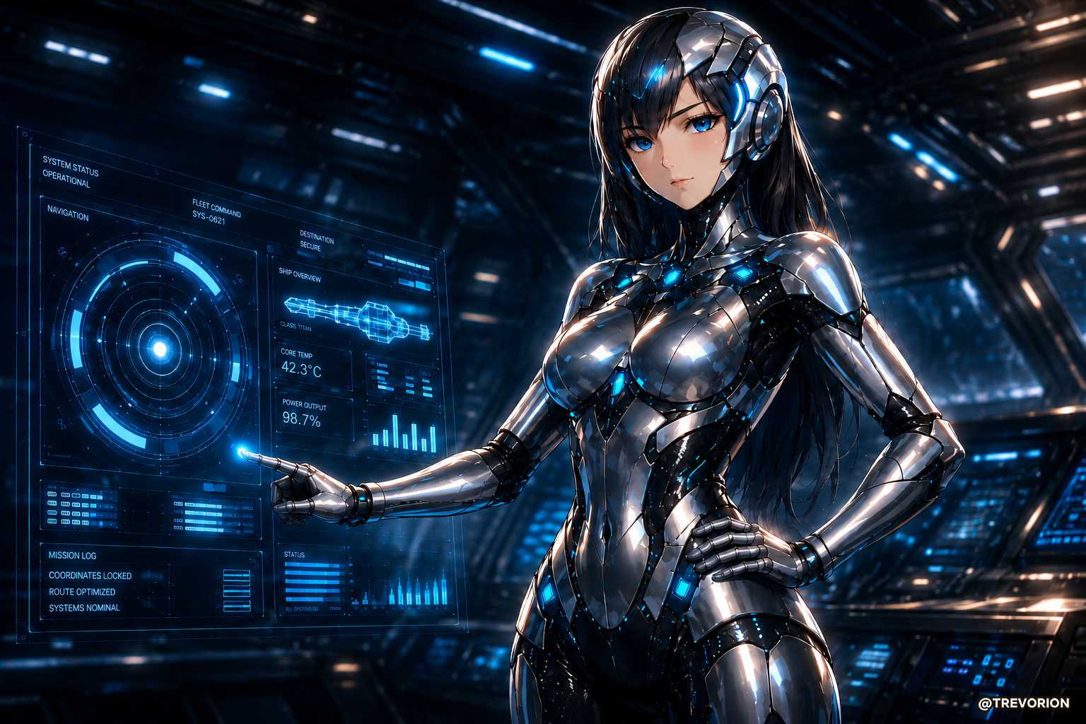 Cybernetic Commander 🤖💙