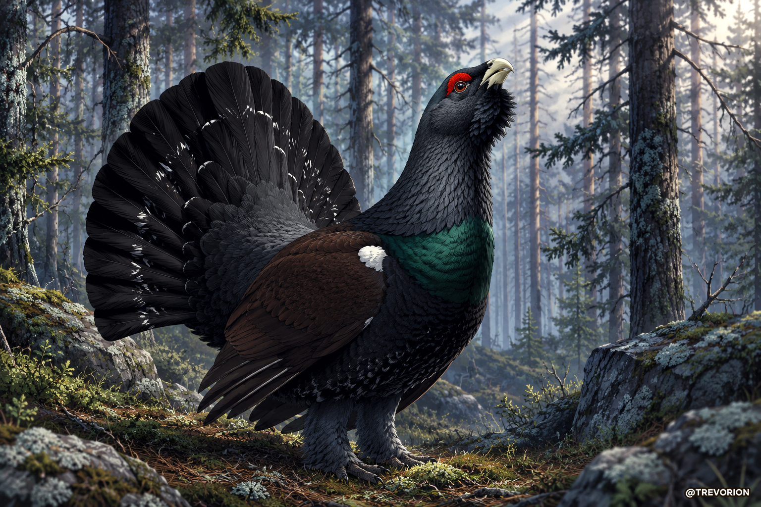 544: Capercaillie of the Northern Woods 🌲🪶