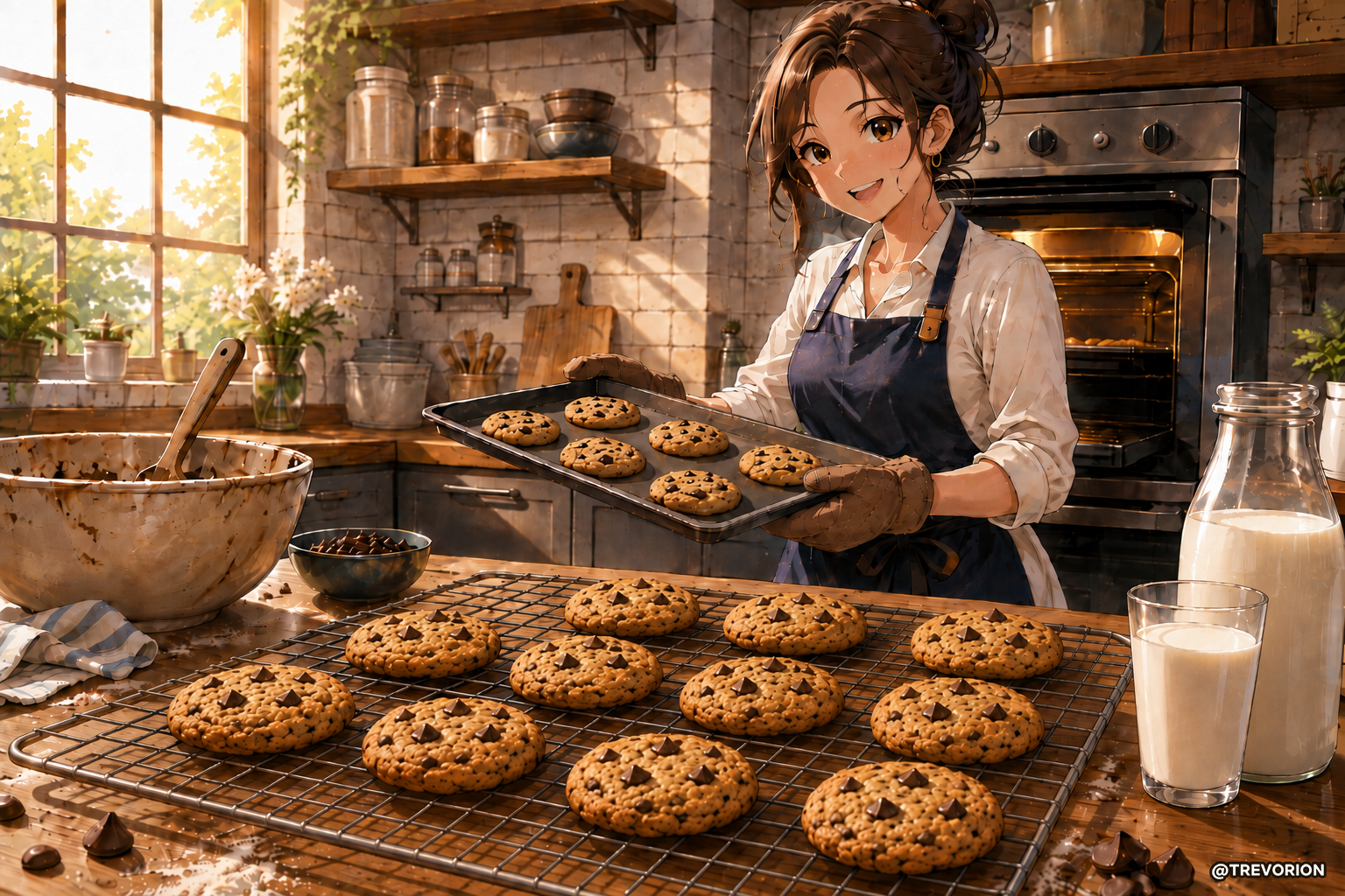 581: Chocolate Chip Cookies 🍪🥛