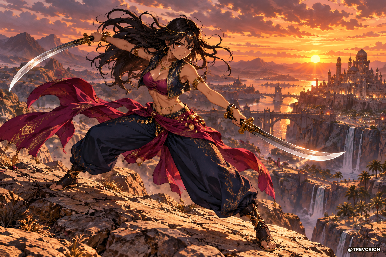 Blade Dancer ⚔️🌅